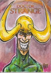 Juan Navarro Upperdeck Dr Strange Cards 007 - Loki