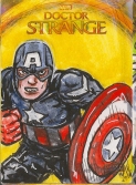 Juan Navarro Upperdeck Dr Strange Cards 037 - Captain America